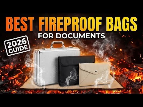 Best Fireproof Bags 2026 – Top 5 Picks for Home Security & Travel!
