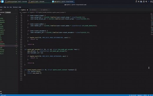 OS development using the Linux kernel - DRM/KMS Drawing Part 2