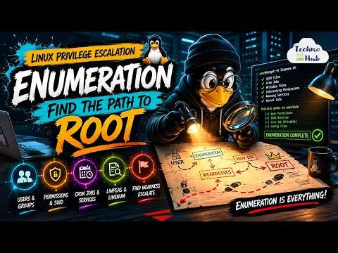 🐧 بالعربى تعلم Linux Enumeration من خلال |TryHackMe Linux Privilege Escalation: Enumeration