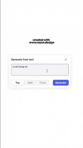 Coming soon: AI block generation from text ✨🪑with Rayon.design #archistudent #cadsoftware