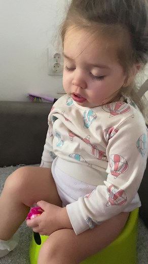 Toddler Potty Training Moments: A Cute Indoor Scene