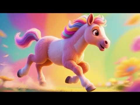 Slow… Now Fast! 🐴 Baby Horse Racing Fun for Kids 🏇