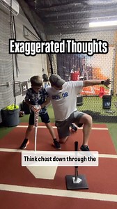 💪🏽Fighting that front shoulder coming out early… while these drills are exaggerated, and the focus on the hips turning early in this video is exaggerated it fights the front shoulder being the first thing that goes out. Creating a thought 💭 to help with the process! Think about being Iron Man. Shoot a laser beam out your chest and burn a line in the ground straight through the pitcher. This drill can help you maintain posture and shoulder path and direction. Obviously this will adjust to pitc