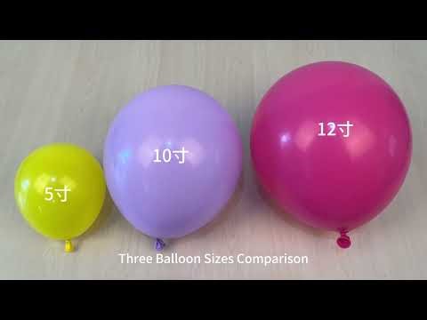 AIHUA Balloons: 5-inch vs 10-inch vs 12-inch Size Comparison