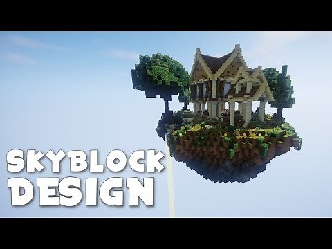 SkyBlock Island Design | Schematic Download (Episode 1?)