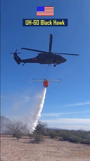 This UH 60 Black Hawk Isn’t Fighting a War… It’s Fighting an Inferno