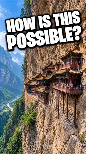 Why Is This Temple Hanging Off a Cliff?