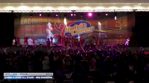Cheer Florida All Stars - Mini Warriors [2025 L1 Mini - Medium Day 2] 2025 Spirit Cheer Dance Grand Nationals & Cheer Nationals
