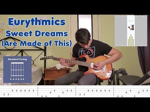 Eurythmics Sweet Dreams (Are Made Of This) Guitar Lesson and Tabs