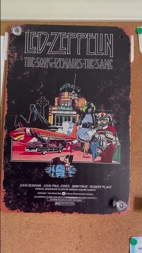 Led Zeppelin Poster (The Song Remains The Same)