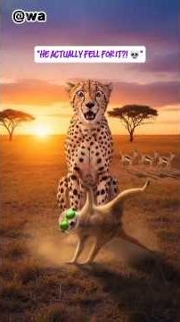 Meerkat’s Epic Dance Party Distracts Cheetah! 🕺🐆 #Shorts #FunnyAnimals #WildLife