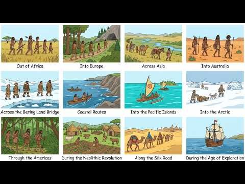 Every Ancient Human Migration Explained in 10 Minutes