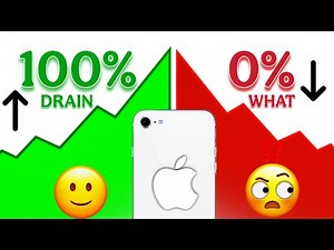 iPhone SE 2020 - Battery Drain Test (Is It THAT Bad?)