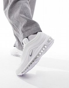 Nike Air Max 97 trainers in triple white | ASOS