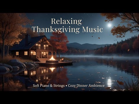 Relaxing Thanksgiving Instrumental | Soft Piano & Strings for Dinner & Family Gathering