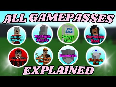 ALL BLOXBURG GAMEPASSES EXPLAINED ( ARE THEY WORTH IT?)