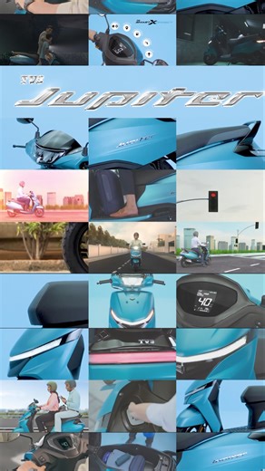 62K views · 568 reactions | We promised #ScooterThatsMore, and we delivered! The new TVS Jupiter is here to take your ride to the next level. Who’s ready? #TVS #TVSMotorCompany #AllNewTVSJupiter #RedefineMobility | TVS Motor Company | Facebook