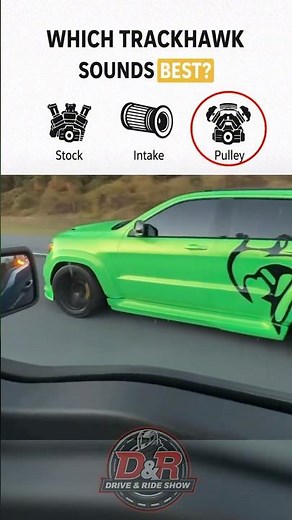Best Sounding Trackhawk Setup? 🔥 #automobile #carshorts