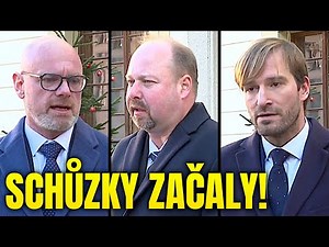 Schůzky prezidenta s kandidáty na ministry začaly!