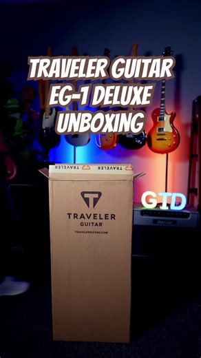 New guitar day! Checking out the traveler guitar. New tabs coming! #guitar #guitartok #newguitarday @Traveler® Guitar