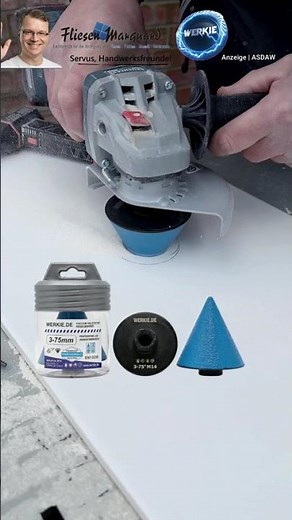 Drill any size hole in tiles with magic