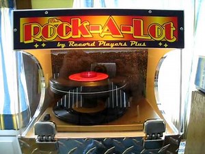 Custom "ROCK-A-LOT" 45 RPM Jukebox-like Record Player - MUST SEE!!