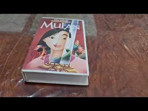 Mulán (1998) De Walt Disney VHS Unboxing