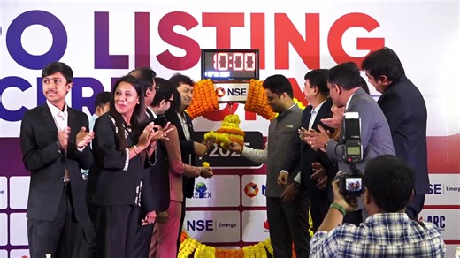 The #NSEBell has rung in the celebration of the listing of ARC Insulation & Insulators Limited on NSE Emerge today, in Kolkata. #NSEIndia #NSEEmerge #listing #IPO #StockMarket #ShareMarket #ARCInsulationandInsulatorsLimited Ashishkumar Chauhan | NSE India