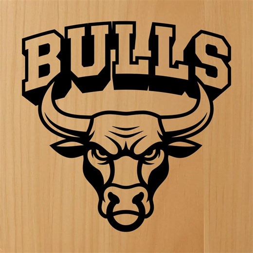 Bulls Mascot SVG, Angry Bull Head Laser Cut, Sports Team Glowforge Sign, Varsity Logo Lightburn Dxf, Wood Locker Room Engrave - Etsy UK