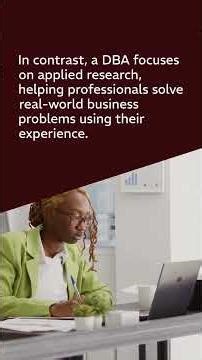 What Is a DBA (Doctorate in Business Administration) and Is It Right for You?