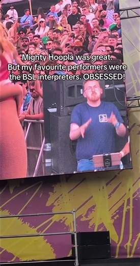 Celebrating Joy at Mighty Hoopla with BSL Interpreters