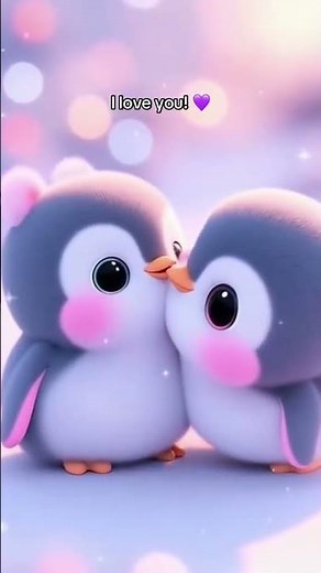 Two Little Penguins in Love 🐧💜 | Cutest Moment Ever