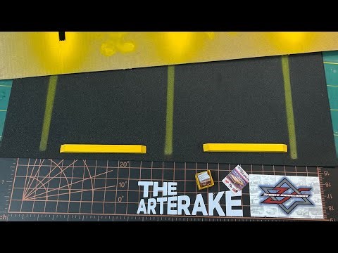 How to make parking areas for your model cars.