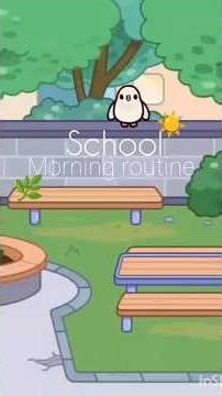 School morning routine ☀🌿☕| #tocaboca #tocaaesthetic