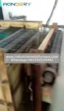 steel wire hot dip online annealing galvanizing line #inductionfurnace
