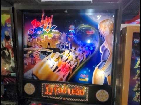 Jolly Park Pinball Machine (Spinball, 1995) Brief Gameplay with Multiball and DMD!