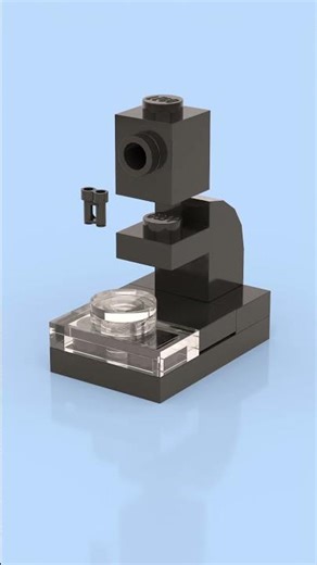 LEGO Mini Microscope 🔬🧱 Small Build, Big Science! #legobuild #legoshorts #legomoc #legoanimation