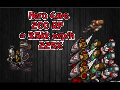 Tibia: Hero Cave - Best places to hunt for Royal Paladin