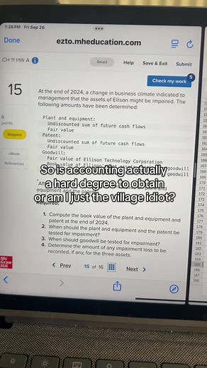 Challenges in Intermediate Accounting Course