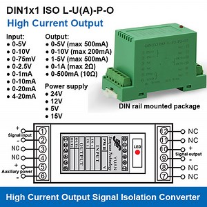 [Hot Item] High Current Output Type Signal Isolation Amplifier with Rail Mounting