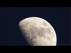Nikon P600 zoom test 2 - zoom to moon