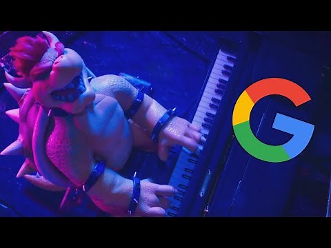 Bowser's Song but every word is a Google Image