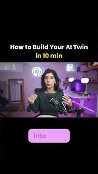 How to Build YOUR AI Twin in 10 Min