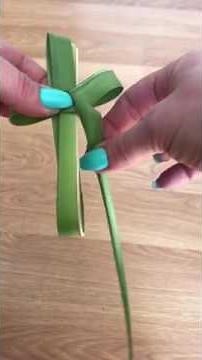 How to make a Cross out of Palms