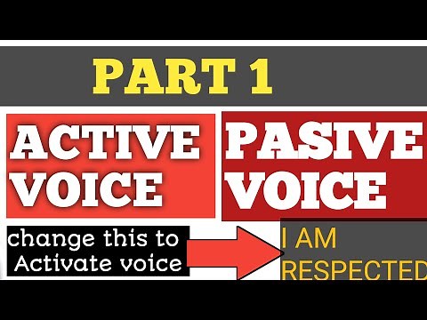 Communication English Freshman Course skill 1 Active voice and pasive Voice