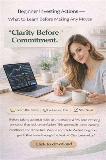 Beginner Investing Actions — What to Learn Before Making Any Moves