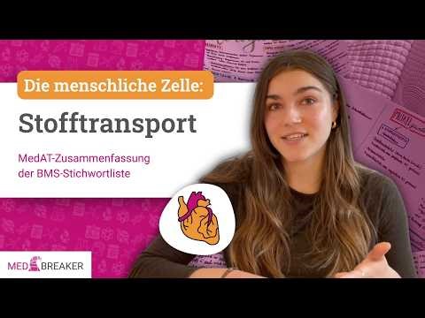 Substance transport - The human cell | MedAT summary of the BMS keyword list