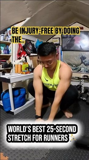 World’s BEST 25-Second Stretch for Runners 🏃‍♂️ Do This Before & After Every Run