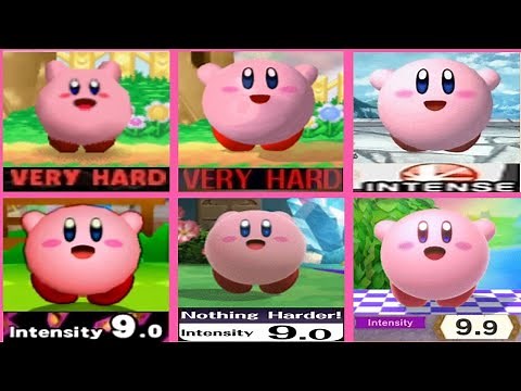All Super Smash Bros. Classic Modes (64 to Ultimate) with Kirby (Hardest Difficulty)