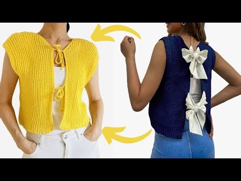 Crochet the Viral Trendy Vest Everyone Wants – 3 Sizes Included